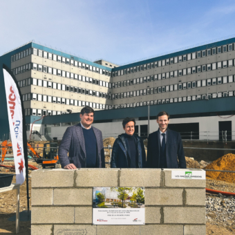 La première pierre est posée – Début des travaux du Bâtiment de Recherche Biomédicale (BRB) à Paris-Créteil